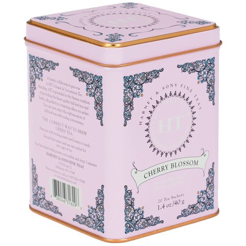 Harney & Son Harney & Sons Cherry Blossom 20 Ct Tea Tin Harney & Son Harney & Sons Cherry Blossom 20 Ct Tea Tin