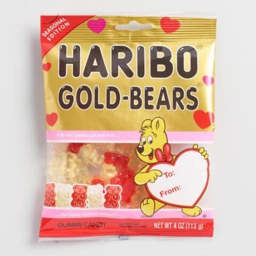 Haribo Haribo Valentines Gold Bears Bags 4 oz Haribo Haribo Valentines Gold Bears Bags 4 oz