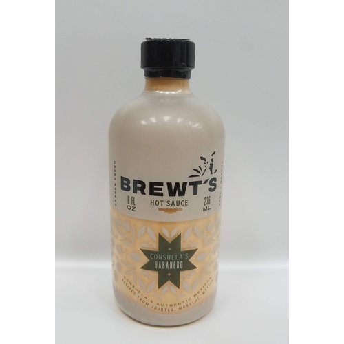 Brewts Consuela's Habanero Hot Sauce 8 Oz Jar Brewts Consuela's Habanero Hot Sauce 8 Oz Jar