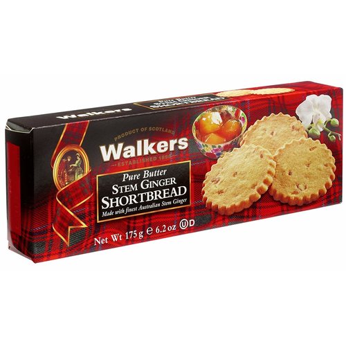 Walkers Walkers Stem Ginger Cookies 5.3 oz 12/cs Walkers Walkers Stem Ginger Cookies 5.3 oz 12/cs