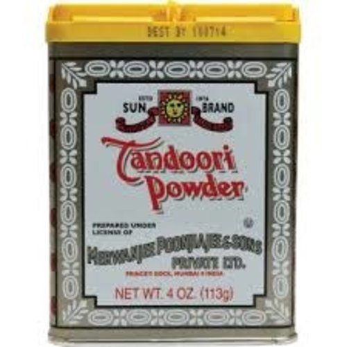Sun Brand Sun Brand Tandoori Powder 4 oz 12/cs Sun Brand Sun Brand Tandoori Powder 4 oz 12/cs