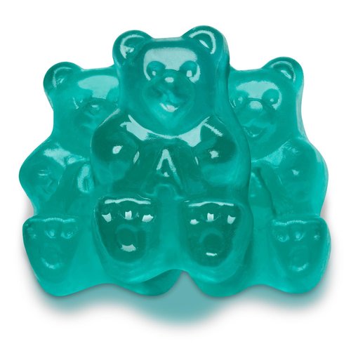 Albanese Albanese Light Blue Watermelon Bears 5lb bag Albanese Albanese Light Blue Watermelon Bears 5lb bag
