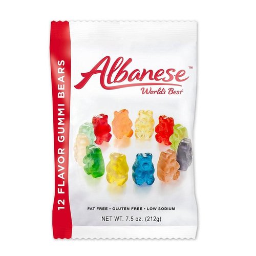 Albanese Albanese Gummi Bears 7.5 oz Peg Bag Albanese Albanese Gummi Bears 7.5 oz Peg Bag