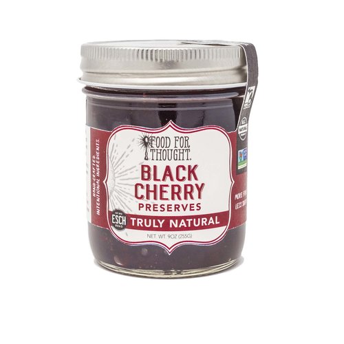 Food For Thought Food for Thought Black Cherry Preserve 9oz Food For Thought Food for Thought Black Cherry Preserve 9oz