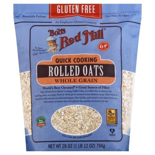 Bobs Red Mill Rolled Oats Glute Free Quick Cook 28oz