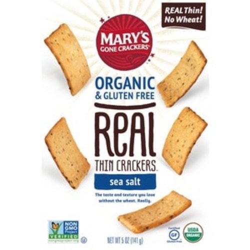 Marys Gone Crackers Marys Gone Crackers GF Sea Salt 5oz Marys Gone Crackers Marys Gone Crackers GF Sea Salt 5oz