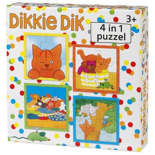Games Puzzle Dikkie Dik 4 puzzles in one Box (4,6,9,16 pc) Kids Games Puzzle Dikkie Dik 4 puzzles in one Box (4,6,9,16 pc) Kids