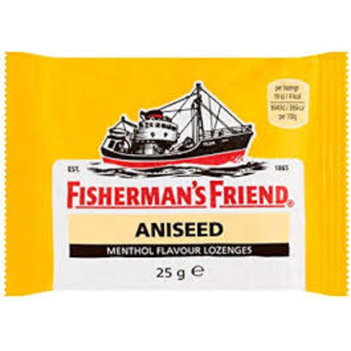 Fishermans Friend Fisherman's Friend Strong Yellow Anis 25g Bag Fishermans Friend Fisherman's Friend Strong Yellow Anis 25g Bag