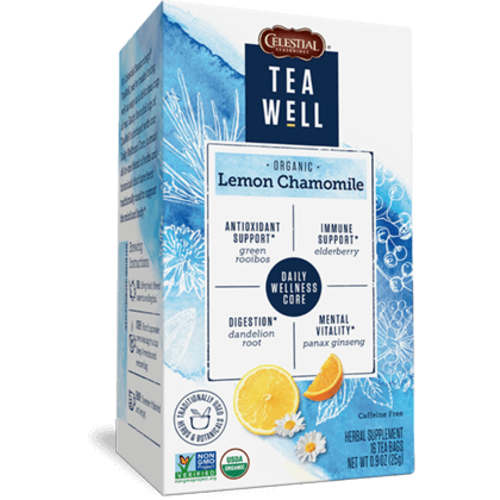 Teawell Teawell Organic Lemon Chamomile Tea 16 ct Teawell Teawell Organic Lemon Chamomile Tea 16 ct
