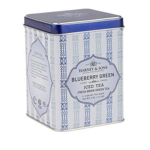 Harney & Son Harney & Sons Blueberry Green ICED Tea 6-2 qt Harney & Son Harney & Sons Blueberry Green ICED Tea 6-2 qt