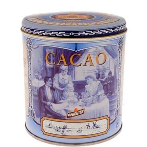 Van Houten Van Houten Cocoa Blue Tin 8.8 oz Van Houten Van Houten Cocoa Blue Tin 8.8 oz