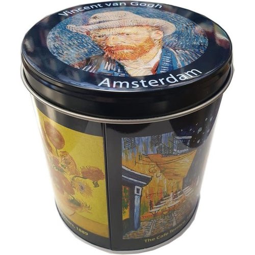KM Stroopwafel tin Van Gogh Design 8.8 oz KM Stroopwafel tin Van Gogh Design 8.8 oz