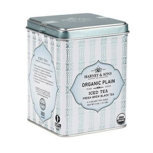 Harney & Son Harney & Sons Organic Plain Black ICED Tea 6-2 qt Harney & Son Harney & Sons Organic Plain Black ICED Tea 6-2 qt