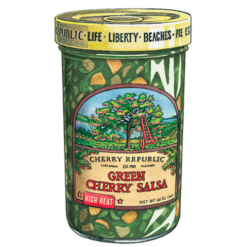 Cherry Republic Cherry Republic Green Cherry Salsa 16 oz Cherry Republic Cherry Republic Green Cherry Salsa 16 oz
