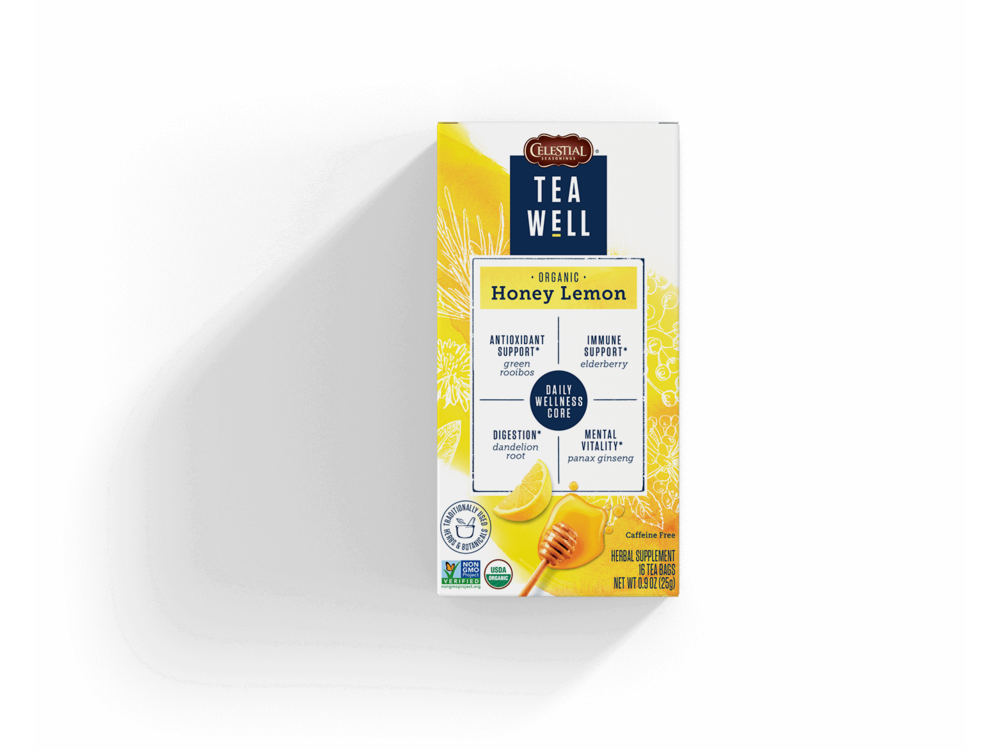 Teawell Organic Honey Lemon Tea 16 ct - Peters Gourmet Market
