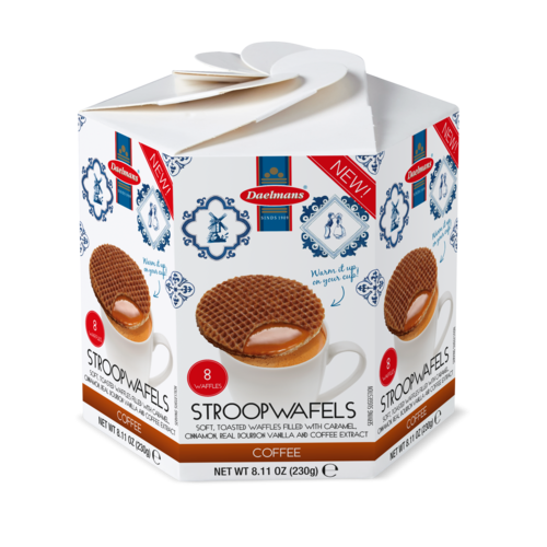 Daelmans Daelmans Coffee Syrupwafer Hex 8.11 Oz Box Daelmans Daelmans Coffee Syrupwafer Hex 8.11 Oz Box