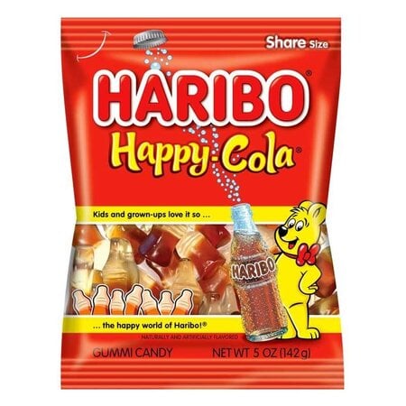 Haribo Happy Cola Bottles 5oz Bag