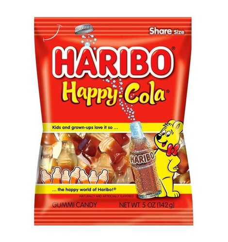 Haribo Happy Cola Bottles 5oz Bag