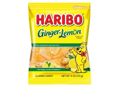 Haribo Haribo Lemon Ginger 4 oz Bag 12/cs