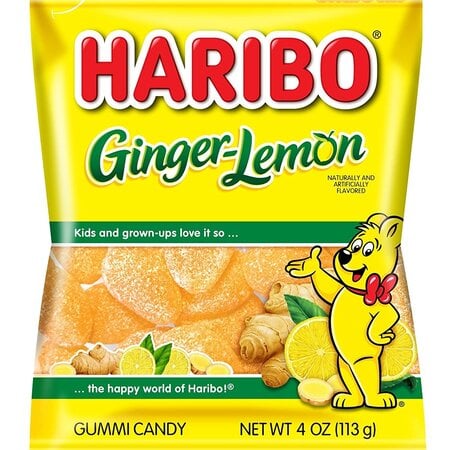 Haribo Lemon Ginger 4 oz Bag