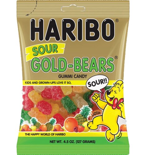 Haribo Sour Bears 4.5oz Bag