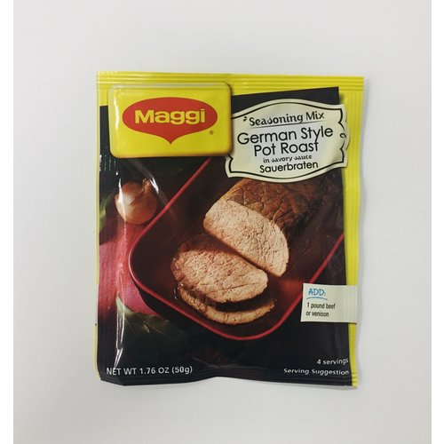 Maggi Maggi Pot Roast Sauerbraten Mix 1.62oz Maggi Maggi Pot Roast Sauerbraten Mix 1.62oz