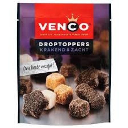Venco Venco Droptopper Krakend & Zacht Mix 6.7 oz Bag - 232g Venco Venco Droptopper Krakend & Zacht Mix 6.7 oz Bag - 232g