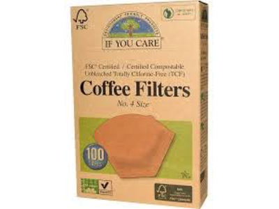 If You Care All Natural Coffee Filter No4 100 ct