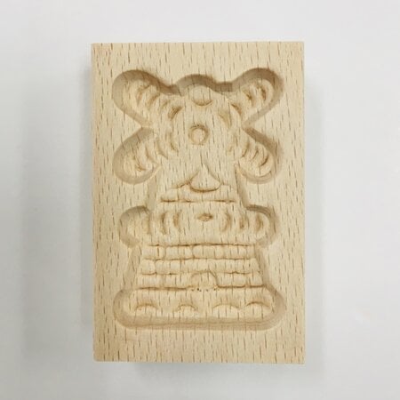 Wood Mill Cookie Mold 2.5 x 1.5 inches