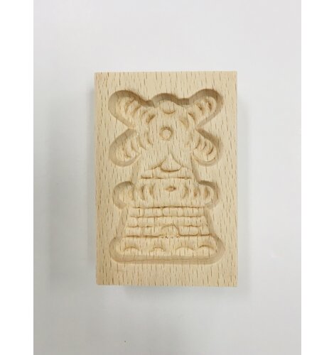 Wood Mill Cookie Mold 2.5 x 1.5 inches
