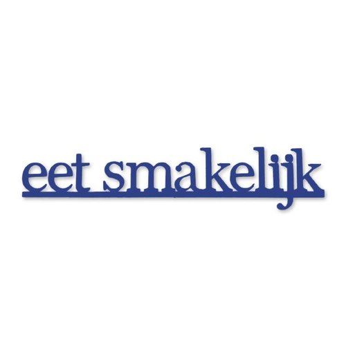 Roeda Studio Eet Smakelijk Magnet Blue 9 x 1.9 inches Roeda Studio Eet Smakelijk Magnet Blue 9 x 1.9 inches
