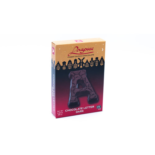 Lagosse Dark A Small Letter 2.3 Oz Lagosse Dark A Small Letter 2.3 Oz