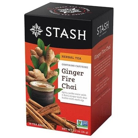 Stash Ginger Fire Chai tea 18 ct box