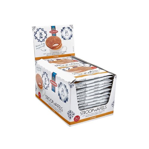 Daelmans Daelmans Jumbo Caramel Syrupwafer 24 ct Box Daelmans Daelmans Jumbo Caramel Syrupwafer 24 ct Box
