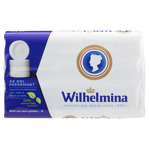 Wilhelmina Wilhelmina Peppermint Rolls 4 Roll Pack Wilhelmina Wilhelmina Peppermint Rolls 4 Roll Pack