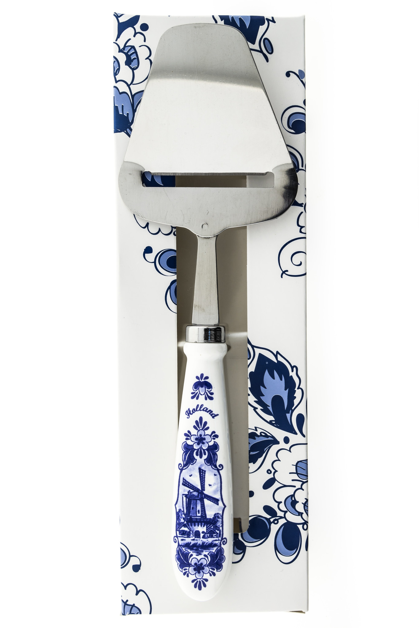 Cheese Slicer Delft Handle 9" Boxed