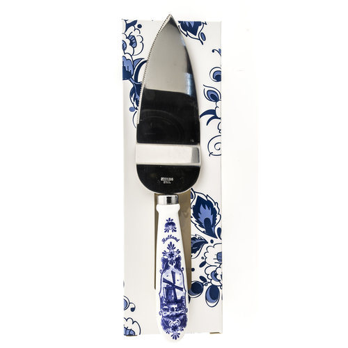 Nelis Imports Cake Server Delft Handle 10" Boxed Nelis Imports Cake Server Delft Handle 10" Boxed
