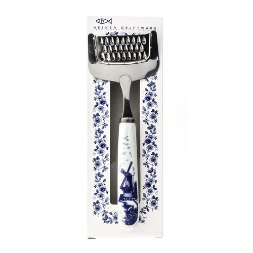 Nelis Imports Cheese Grater Delft Handle 7.75" Boxed Nelis Imports Cheese Grater Delft Handle 7.75" Boxed