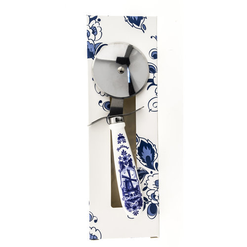 Nelis Imports Pizza Slicer Delft Handle 7.75" Boxed Nelis Imports Pizza Slicer Delft Handle 7.75" Boxed