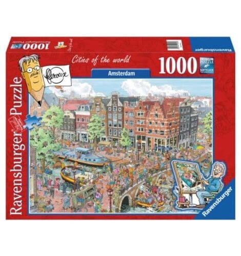 Puzzle Amsterdam - Fleroux 1000 Pcs 27x20 inches