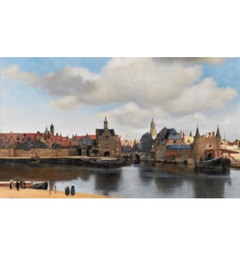 Puzzle Facing Delft Johannes Vermeer 1000 Pcs