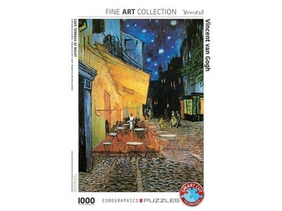 Games Puzzle Terrace at Night Van Gogh 1000 Pcs 48cmx68cm