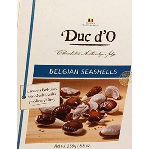 Duc d'O Duc d'O Belgian Seashells With Praline Filling 8.8 oz Duc d'O Duc d'O Belgian Seashells With Praline Filling 8.8 oz