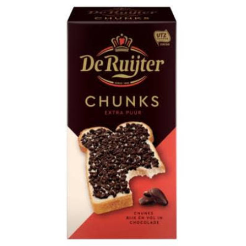 De Ruijter De Ruijter Extra Dark Chunks 7 Oz De Ruijter De Ruijter Extra Dark Chunks 7 Oz