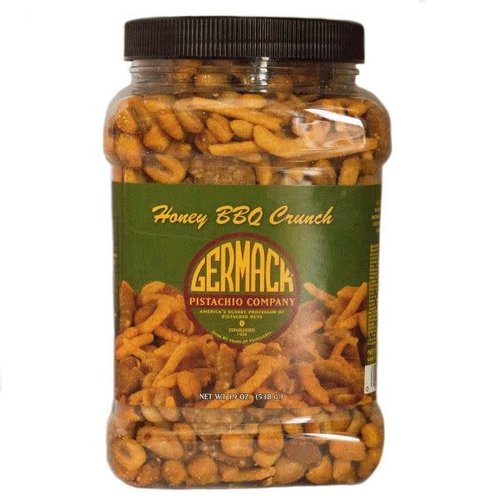 Germack Germack Honey BBQ Crunch mix 19 oz jar Germack Germack Honey BBQ Crunch mix 19 oz jar