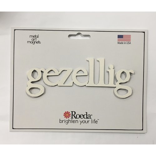 Roeda Studio Magnet Gezellig White 5 inches Roeda Studio Magnet Gezellig White 5 inches