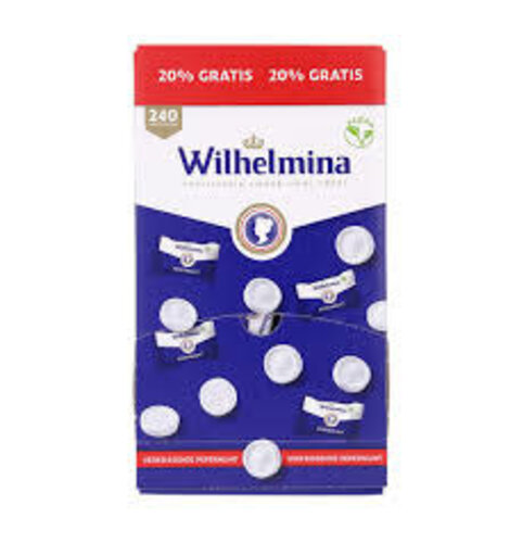 Wilhelmina Peppermint Singles 200 Count