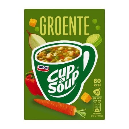 Unox Instant Groente Cup a Soup 3 packets