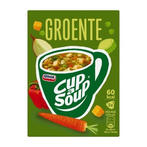 Unox Unox Instant Groente Cup a Soup 3 packets