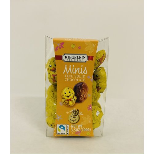 Riegelein Riegelein Mini Chocolate Chicks 3.5 oz Riegelein Riegelein Mini Chocolate Chicks 3.5 oz